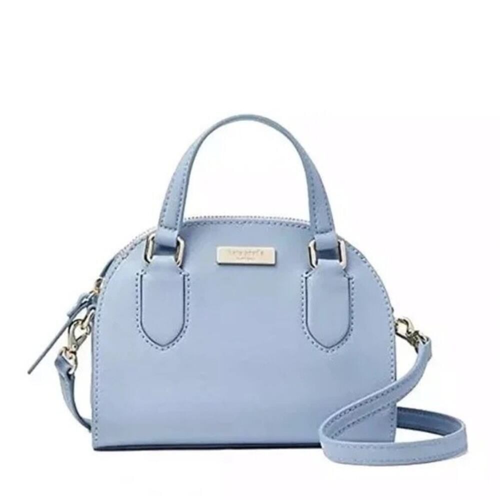Kate Spade Women's Laurel Way Mini Reiley Satchel Crossbody light blue